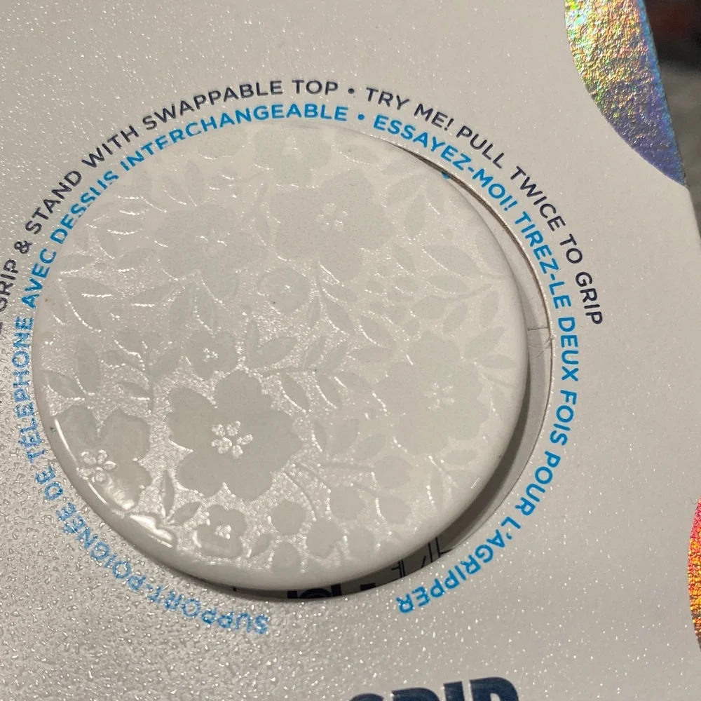 PopSocket PopGrip Iridescent White